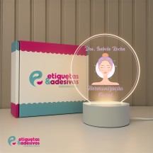 Luminária Profissões Harmonização Facial Com Nome