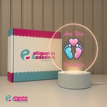 Luminária Profissões Podologia Com Nome