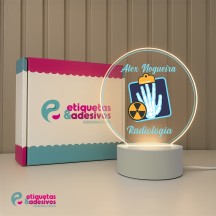 Luminária Profissões Radiologia Com Nome
