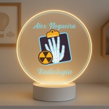 Luminária Profissões Radiologia Com Nome