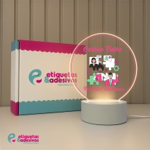 Luminária Profissões Recursos Humanos Com Nome