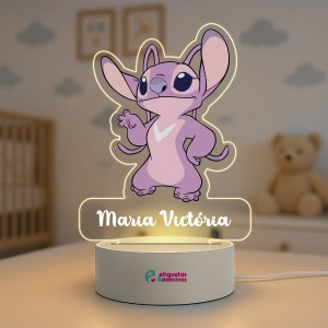 Luminária Angel Especial com nome personalizado