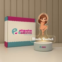 Luminária Bailarina Lulu Especial com nome personalizado