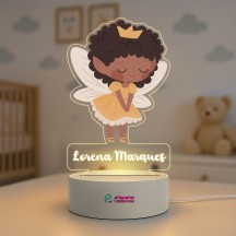 Luminária Fadinha Helena Especial com nome personalizado