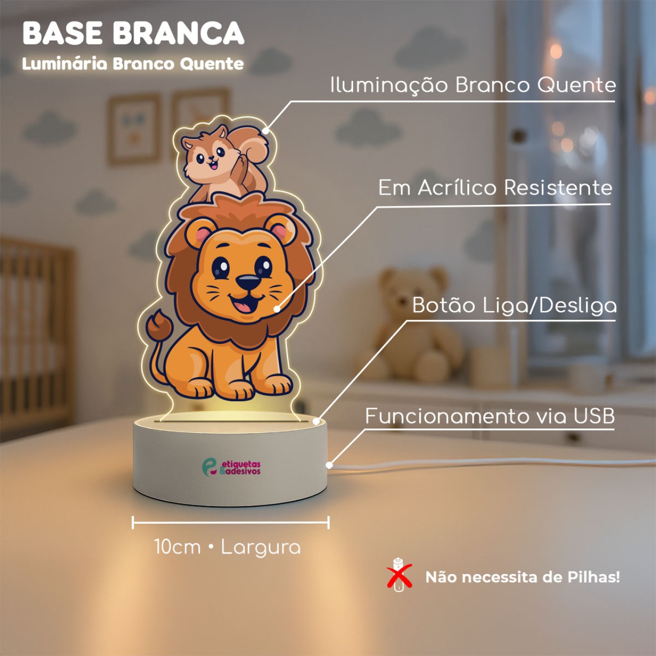 Luminária Leãozinho Especial