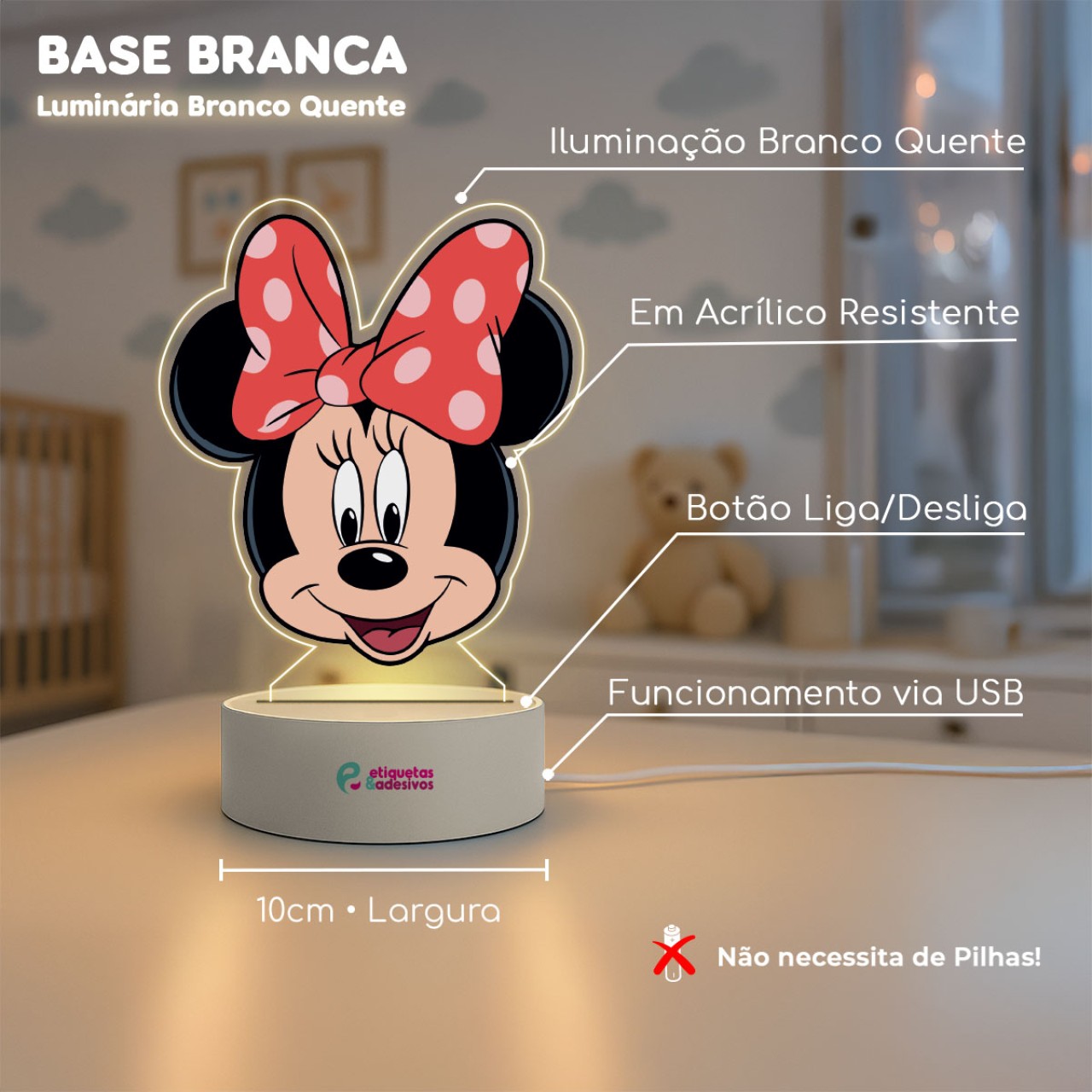 Luminária Minnie Especial