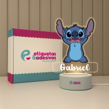 Luminária Stitch Especial com nome personalizado