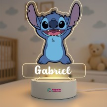 Luminária Stitch Especial com nome personalizado
