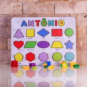 Painel Educativo Formas Geométricas e Nome