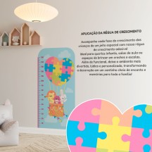 Adesivo Régua de Crescimento Autismo