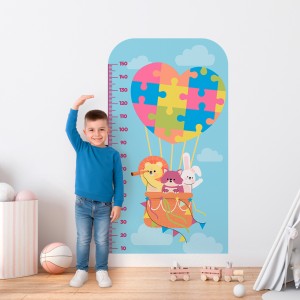Adesivo Régua de Crescimento Autismo