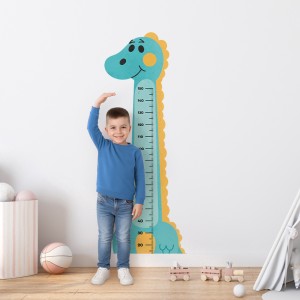Adesivo Régua de Crescimento Dinossauro Masculino