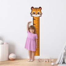 Adesivo Régua de Crescimento Tigre