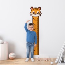 Adesivo Régua de Crescimento Tigre