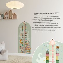 Adesivo Régua de Crescimento Ursinho Leitor