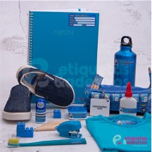 Kit Escolar TURBINADO com desenho