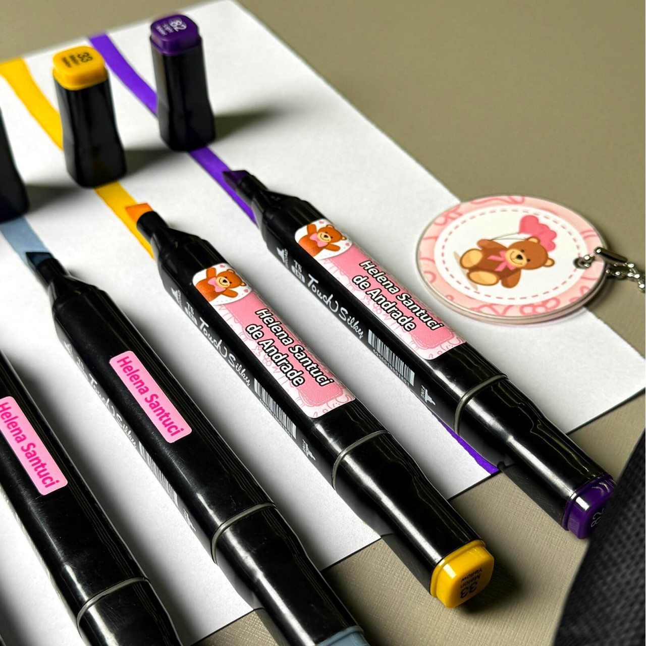 Kit Etiquetas para Canetinhas Bobbie Goods com tema