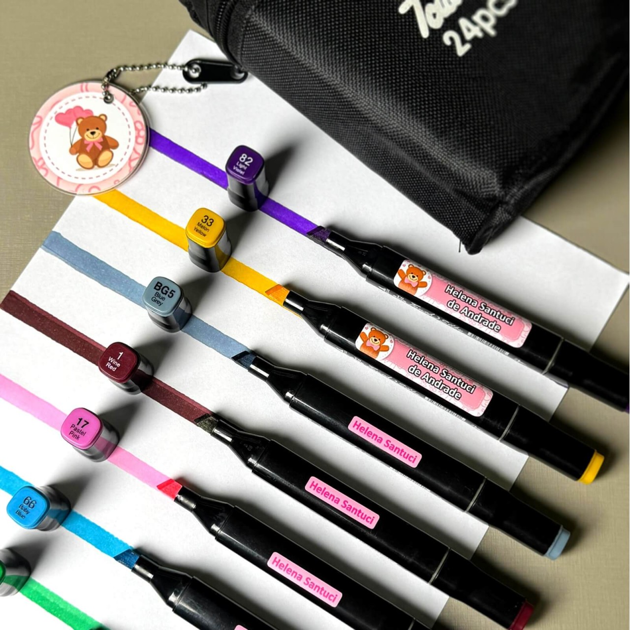 Kit Etiquetas para Canetinhas Bobbie Goods com tema