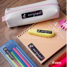 Kit Escolar TURBINADO com desenho