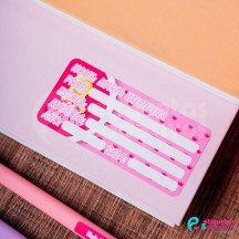 Etiqueta  para materia com desenho