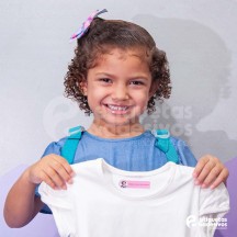 Etiqueta com tema para ROUPAS (Iron-on)
